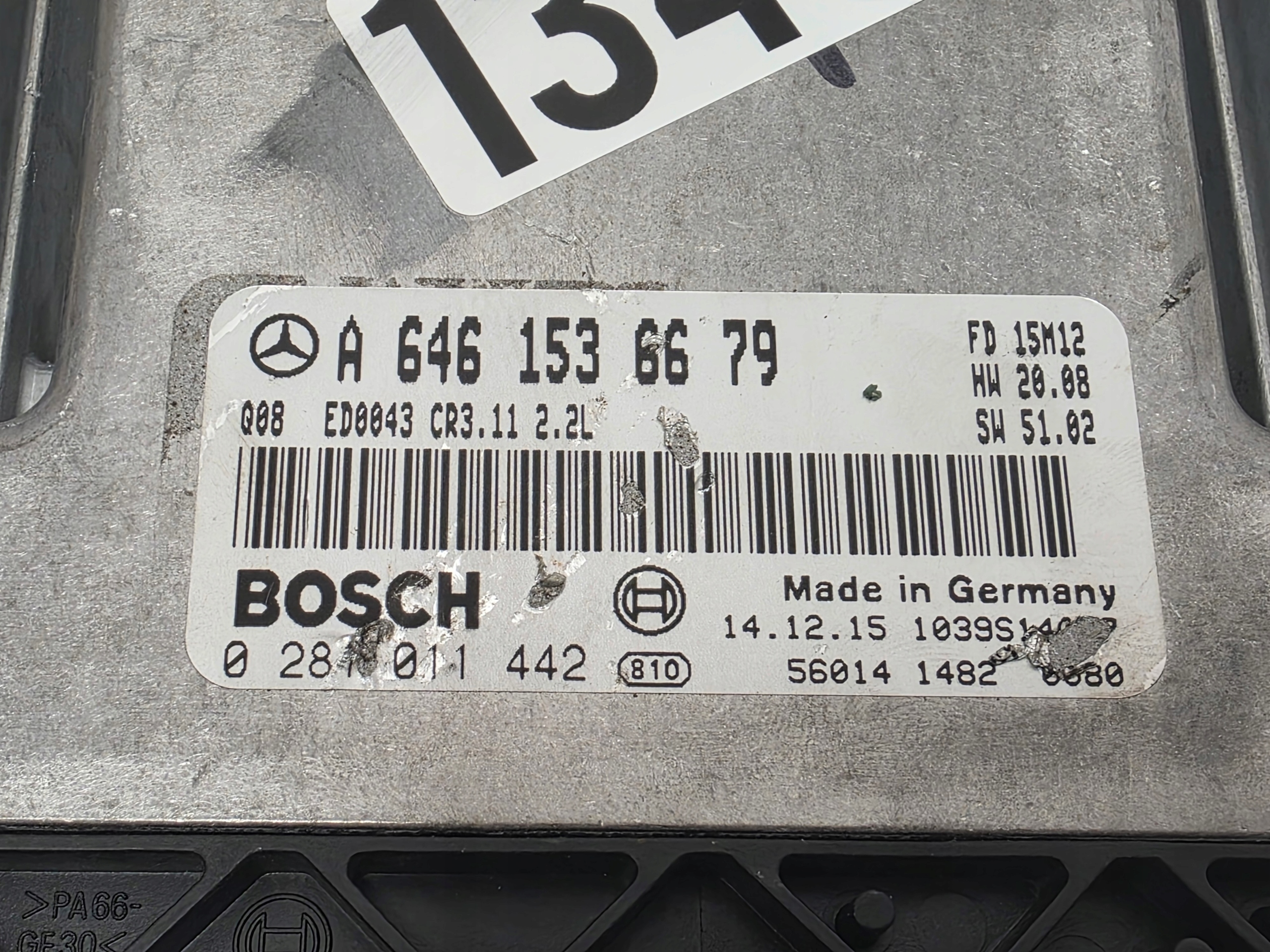 Sterownik Silnika ECU A6461536679 OM646 MED - galeria