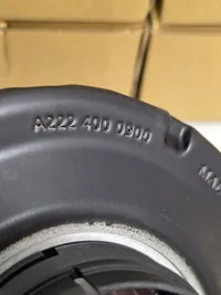 Dekielki Dekielek Nakładka Ozdobna Piasty Mercedes W222 W223 A0004001900 - galeria