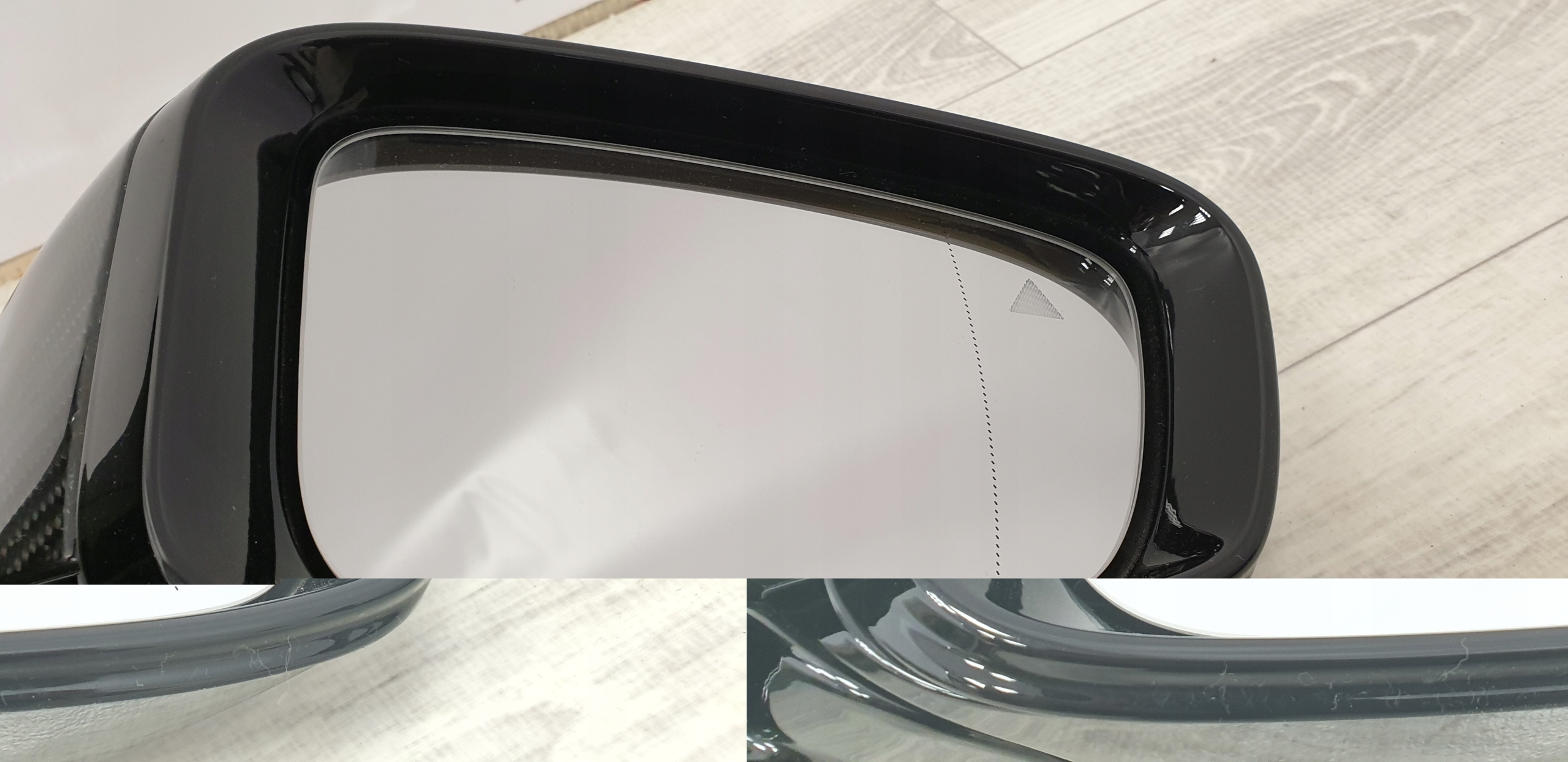 Lusterko PRAWE BMW 8 G14 G15 G16 CARBON 9 PIN - galeria