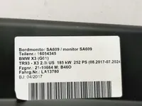 Wyświetlacz Monitor centralny 10.25" BMW X3 G01 X4 G02 - galeria