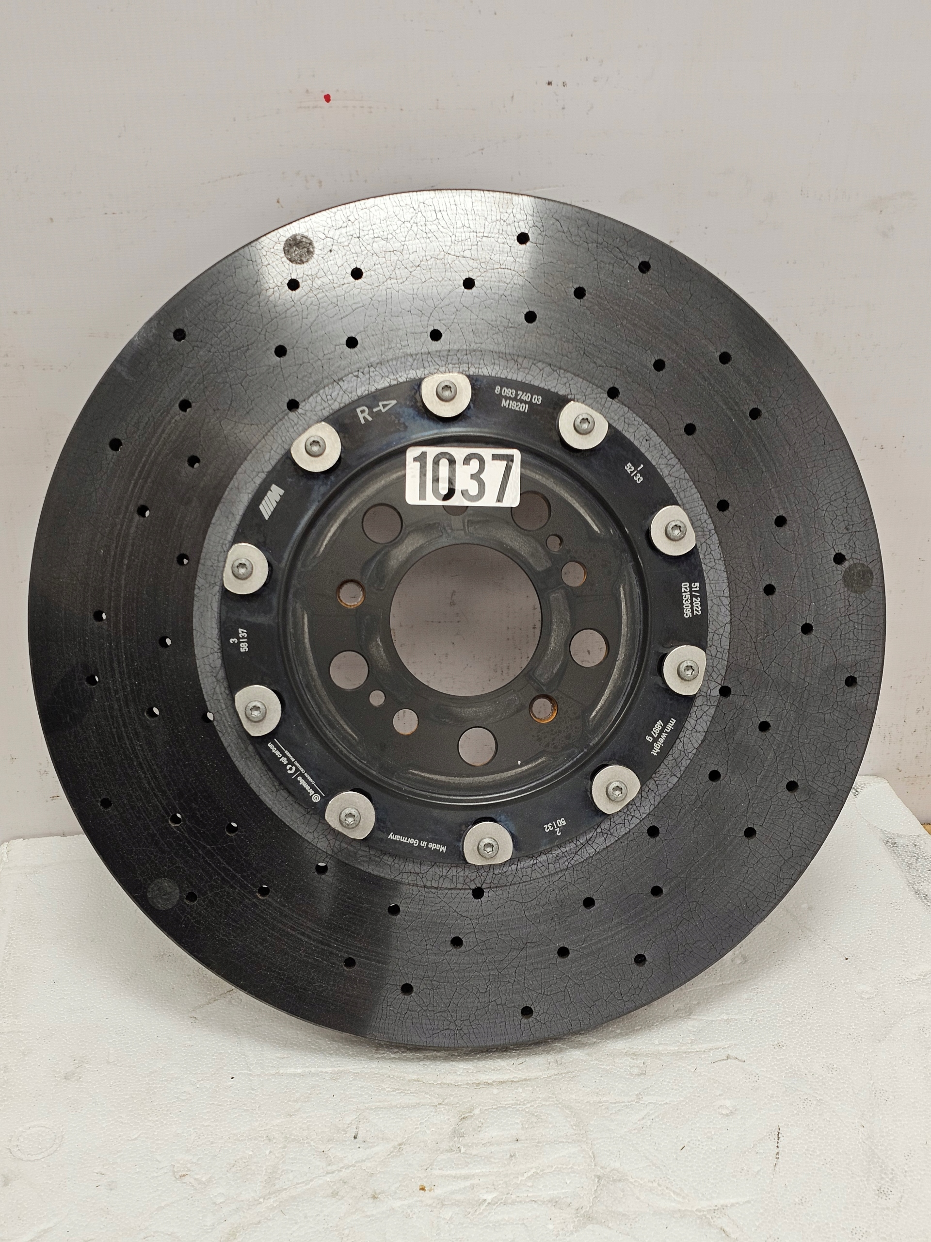 Tarcza ceramiczna BMW M3 M4 G80 G81 G82 Tył Tylna Prawa - galeria