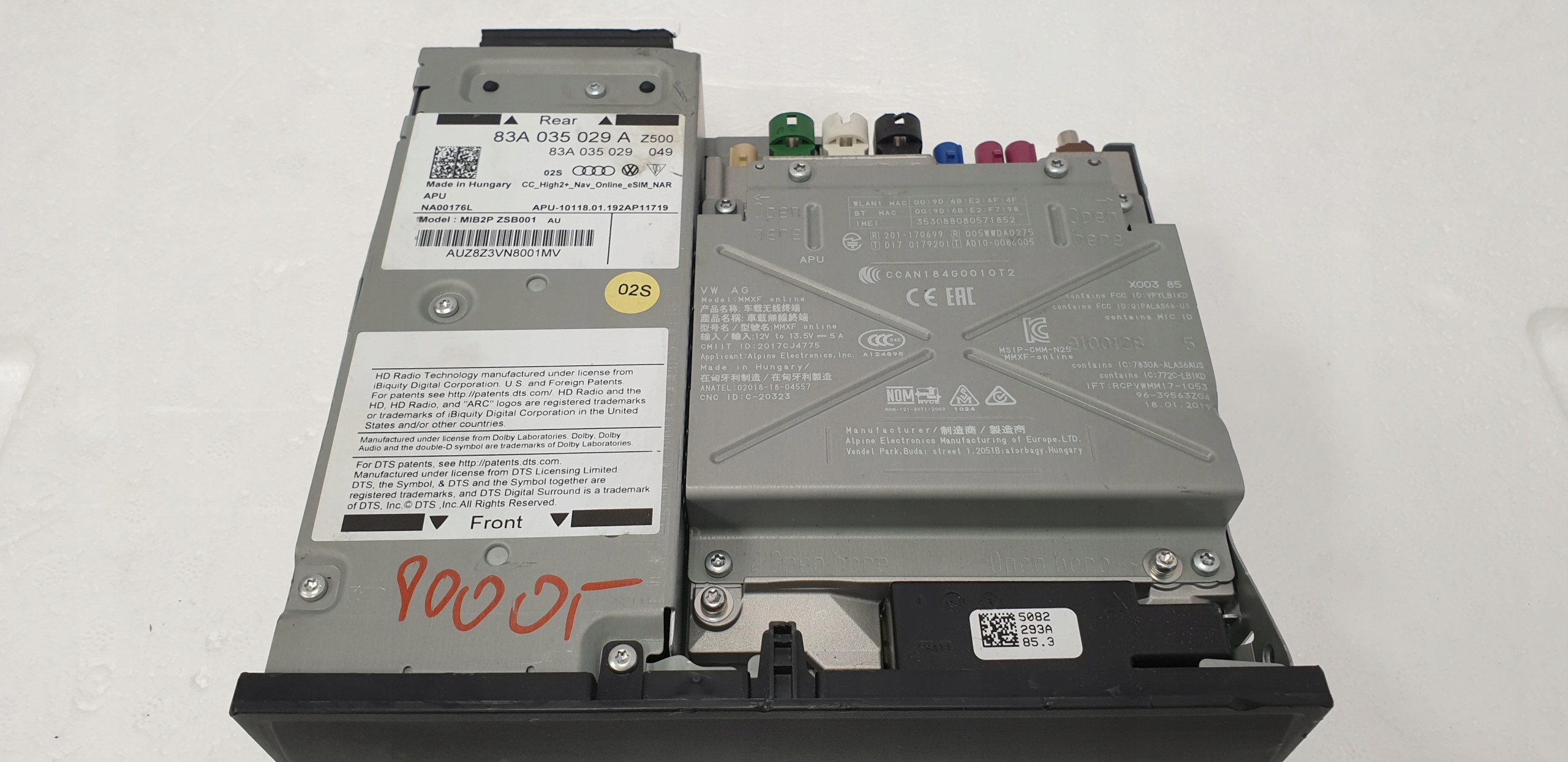 Audi Nawigacja Czytnik MMI Multimedia 83A035029A - galeria